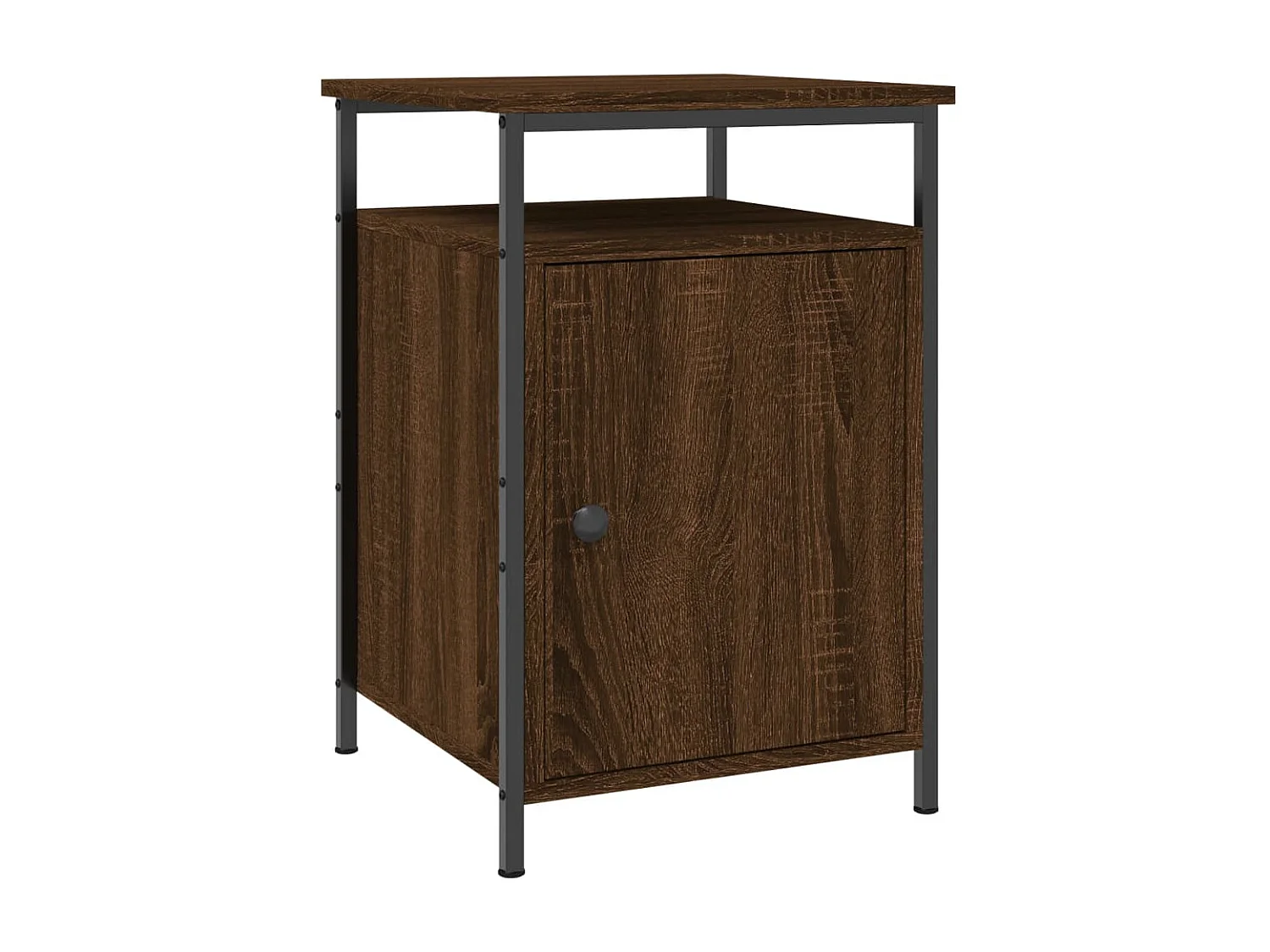 Nachttisch Nachtschrank Braun Eichen-Optik 40x42x60 cm Holzwerkstoff -RN45469