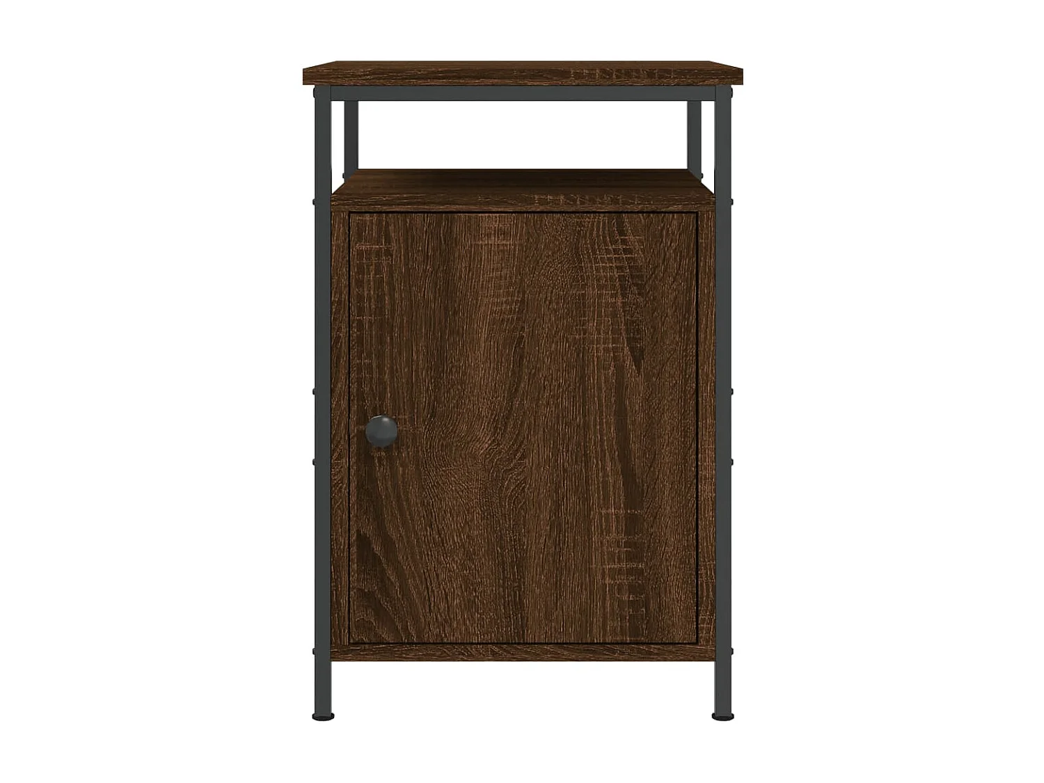 Nachttisch Nachtschrank Braun Eichen-Optik 40x42x60 cm Holzwerkstoff -RN45469