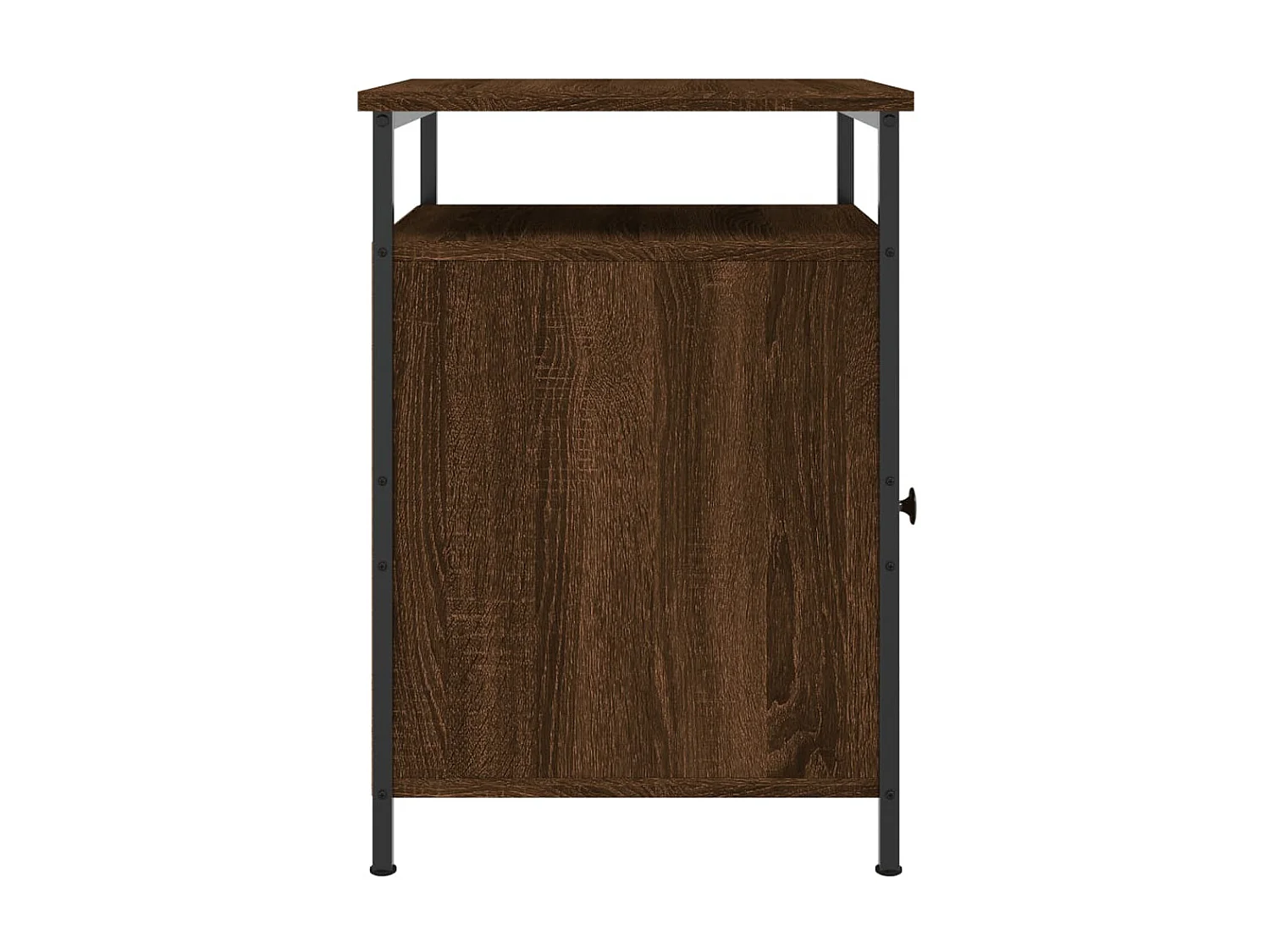 Nachttisch Nachtschrank Braun Eichen-Optik 40x42x60 cm Holzwerkstoff -RN45469