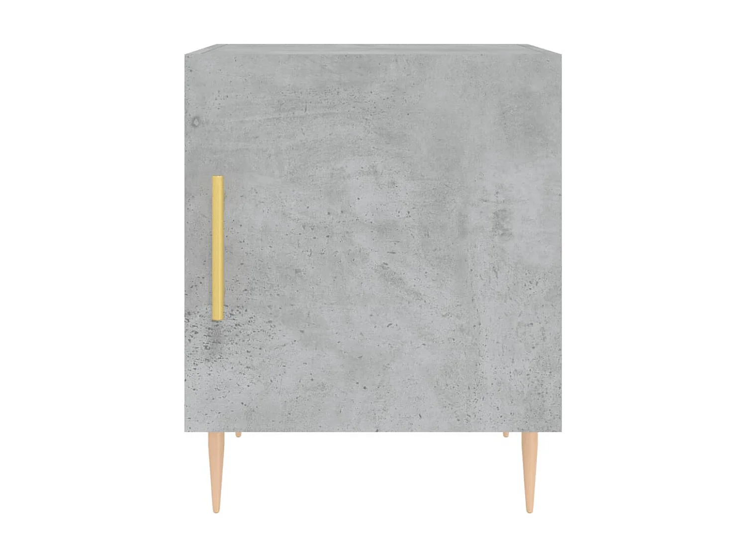 2er-Set Nachttische Nachtschrank Betongrau 40x40x50 cm Holzwerkstoff -RN79727