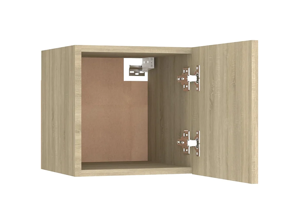 Nachttisch Nachtschrank Sonoma-Eiche 30,5x30x30 cm Holzwerkstoff -RN26572