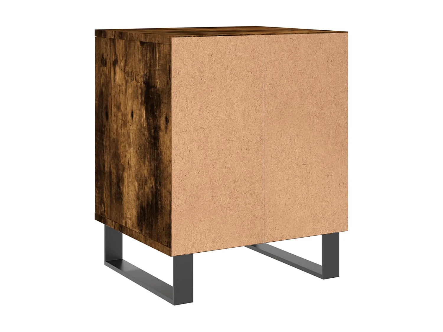 Nachttisch Nachtschrank Räuchereiche 40x35x50 cm Holzwerkstoff -RN92680