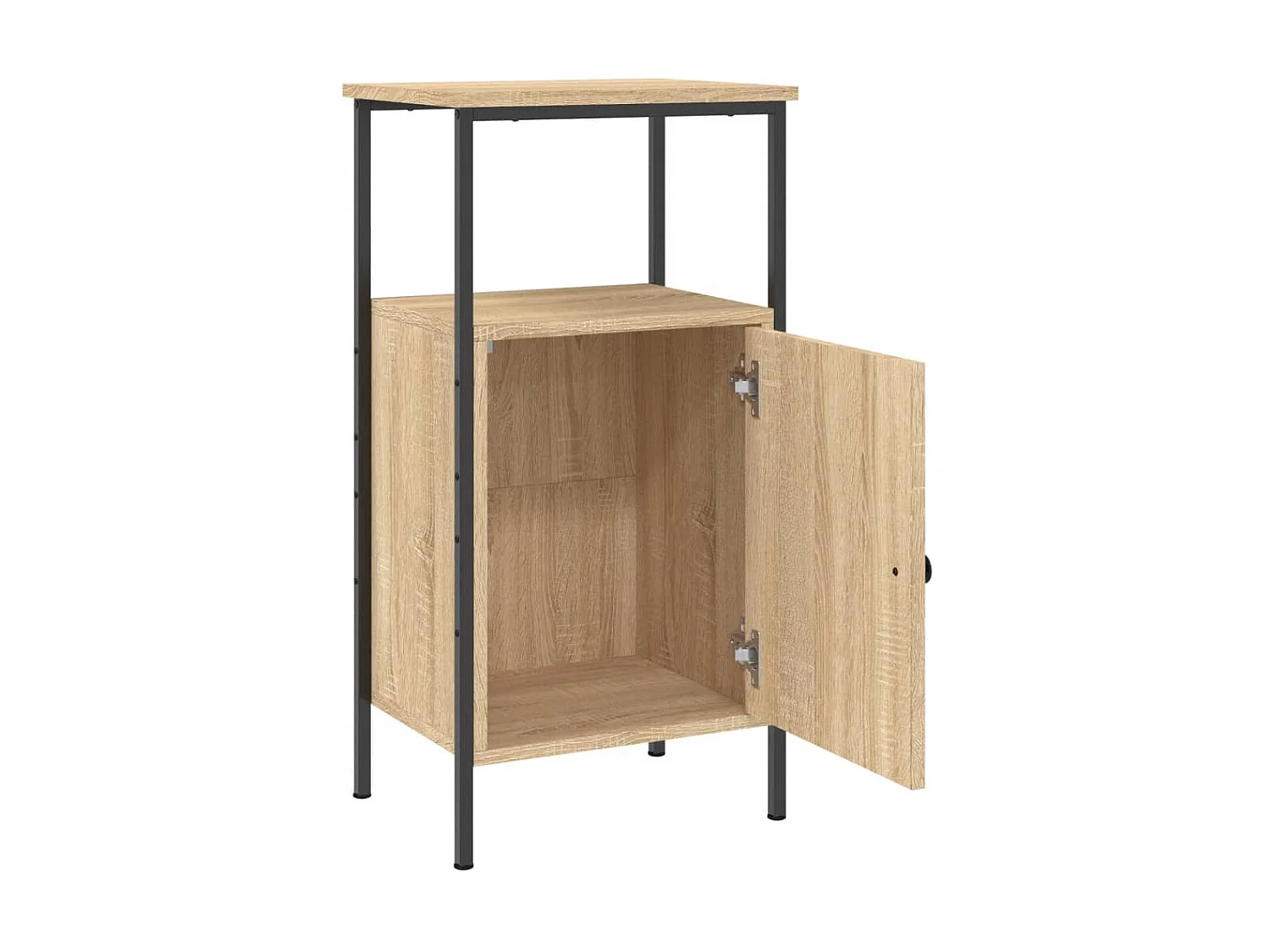 2er-Set Nachttische Nachtschrank Sonoma-Eiche 41x31x80 cm Holzwerkstoff -RN13715
