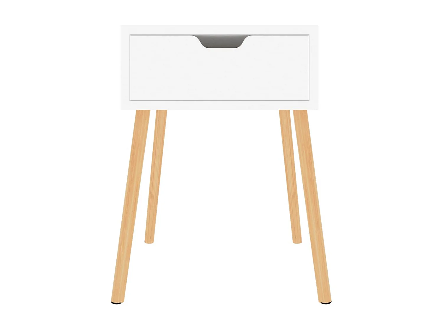 2er-Set Nachttische Nachtschrank Weiß 40x40x56 cm Holzwerkstoff -RN44757