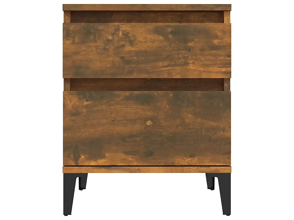 Nachttisch Nachtschrank Räuchereiche 40x35x50 cm -RN22516