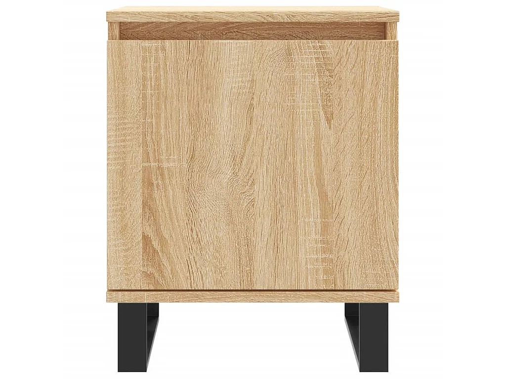 2er-Set Nachttische Nachtschrank Sonoma-Eiche 40x30x50 cm Holzwerkstoff -RN10784