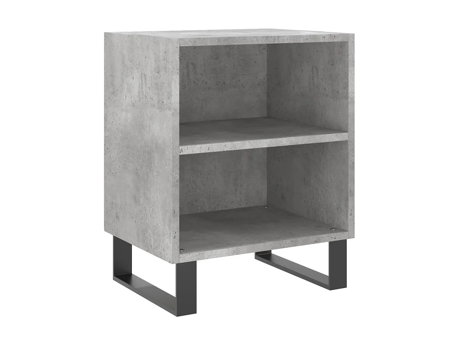 2er-Set Nachttische Nachtschrank Betongrau 40x30x50 cm Holzwerkstoff -RN45313