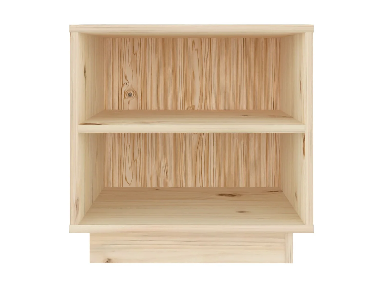 2er-Set Nachttische Nachtschrank 40x34x40 cm Massivholz Kiefer -RN10678