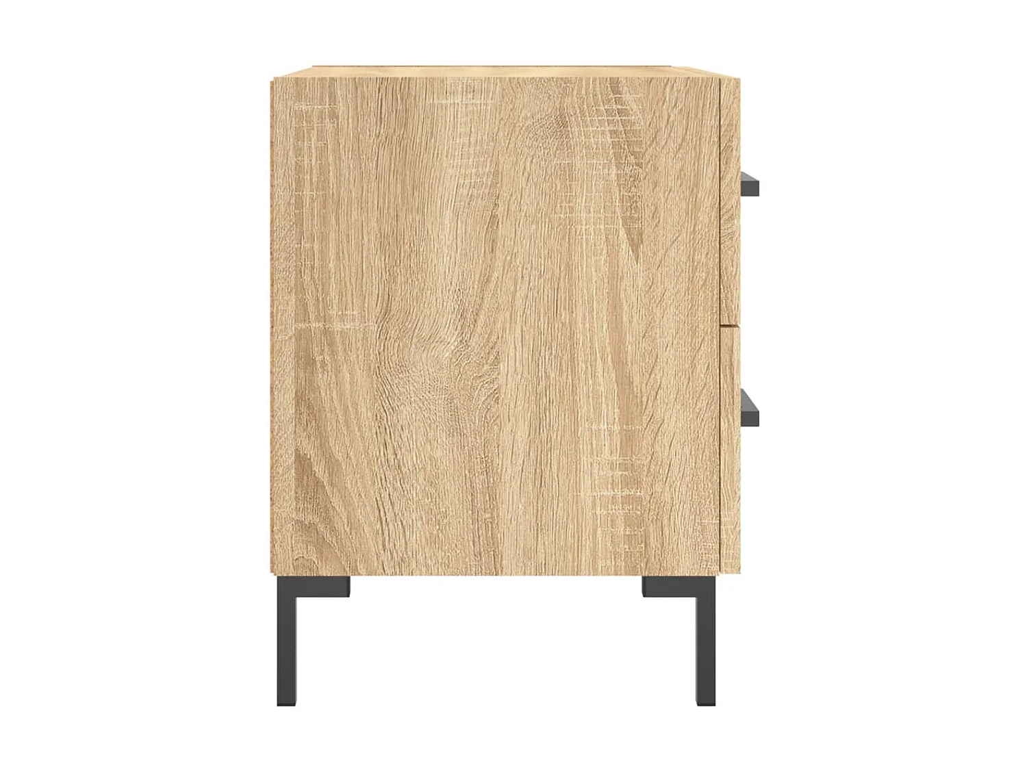 2er-Set Nachttische Nachtschrank Sonoma-Eiche 40x35x47,5 cm Holzwerkstoff -RN79996