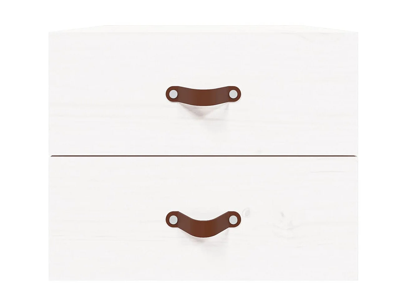 Wand-Nachttisch Nachtschrank Weiß 50x36x40 cm -RN18797