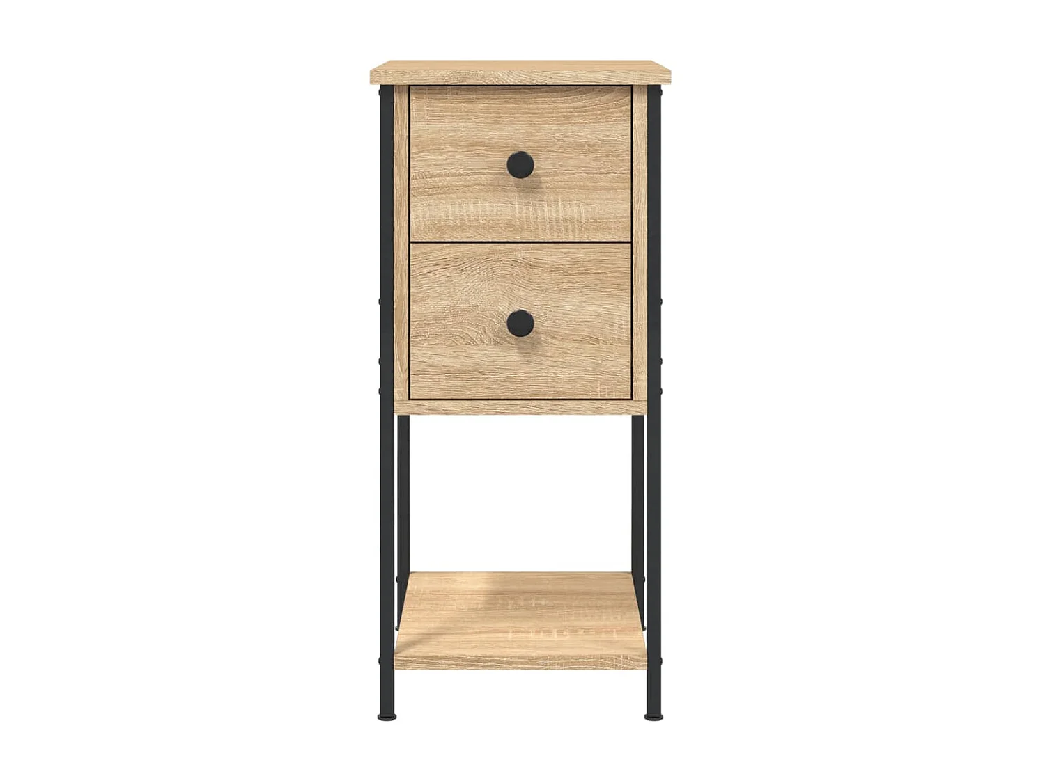 2er-Set Nachttische Nachtschrank Sonoma-Eiche 32x42x70 cm Holzwerkstoff -RN62413