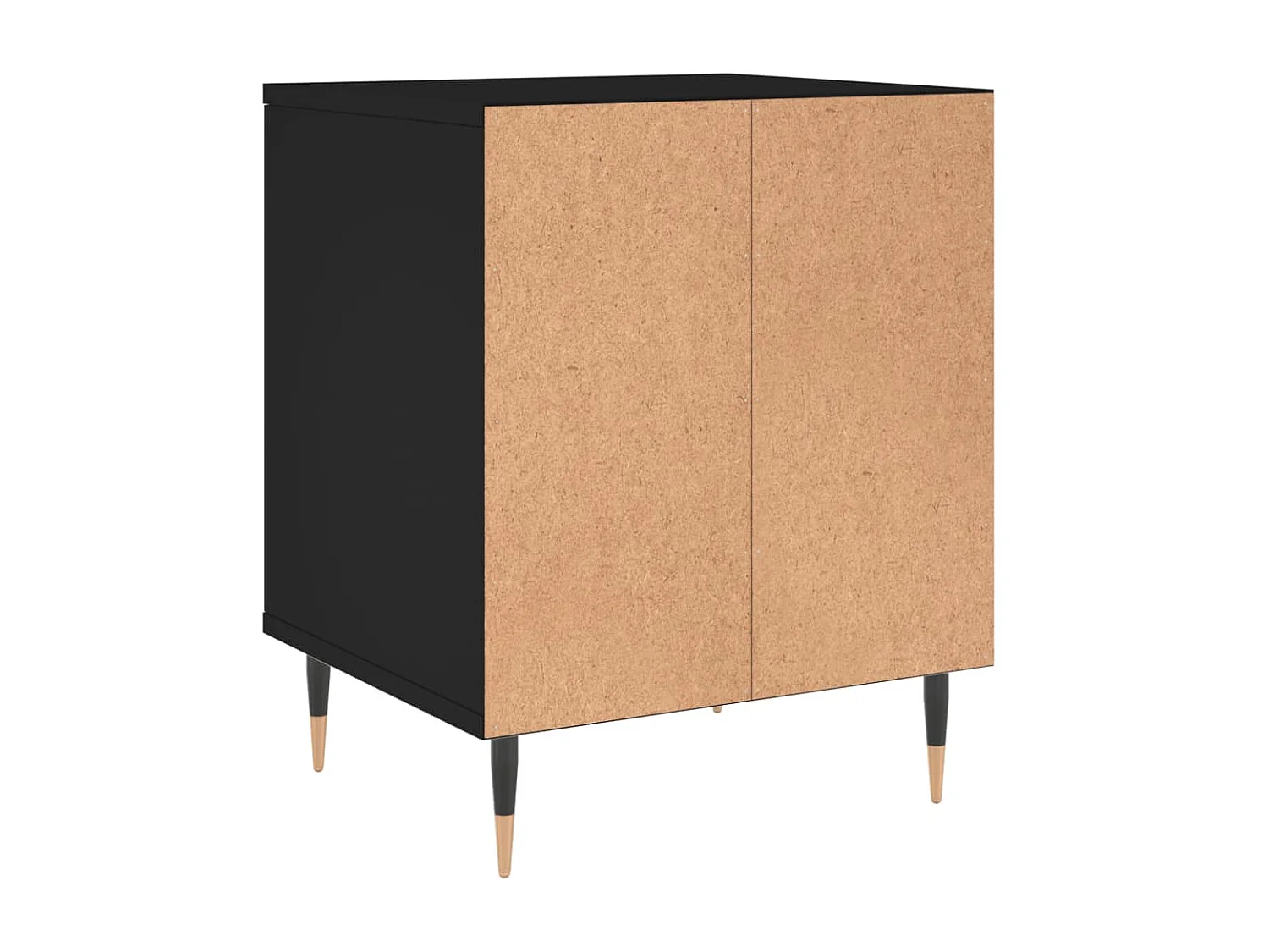 Nachttisch Nachtschrank Schwarz 40x35x50 cm Holzwerkstoff -RN91342