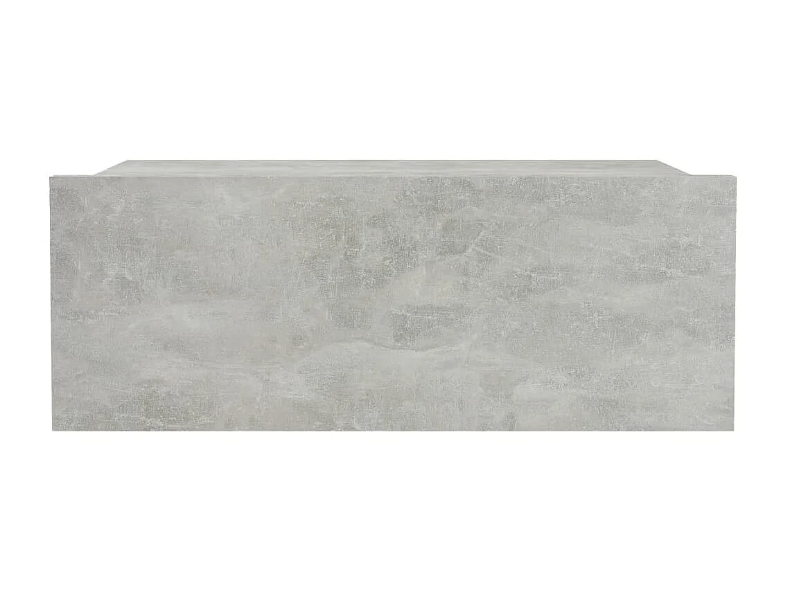 Hängende 2er-Set Nachttische Nachtschrank Betongrau 40x30x15 cm Holzwerkstoff -RN21146