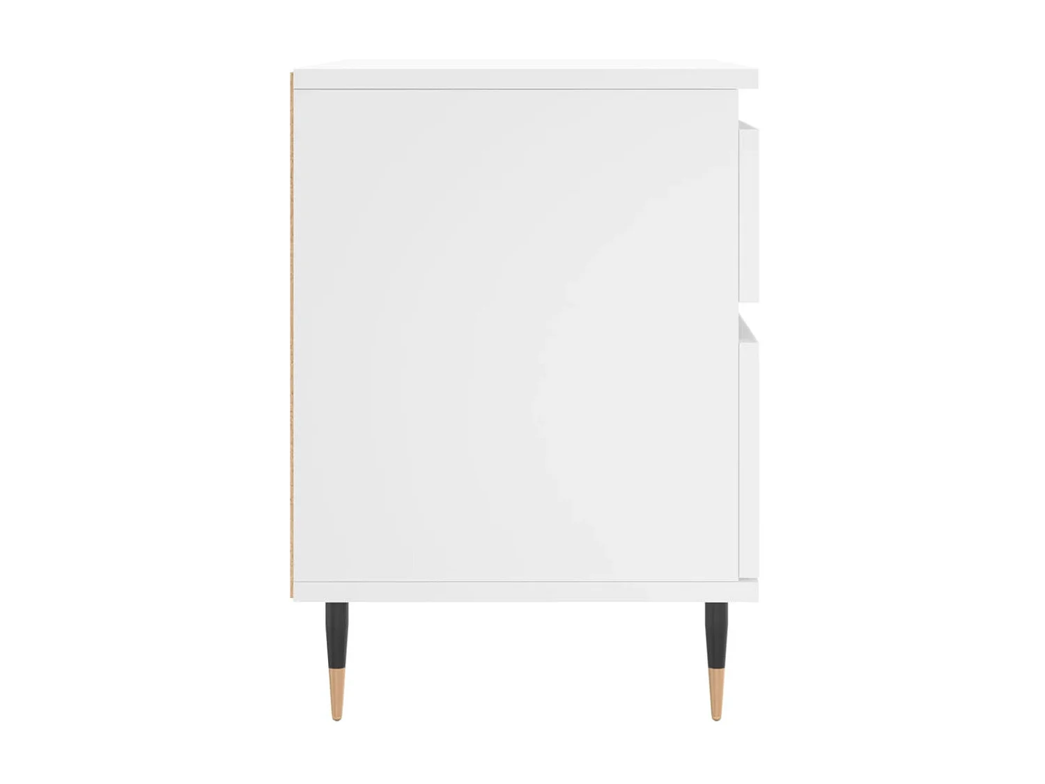 Nachttisch Nachtschrank Weiß 40x35x50 cm Holzwerkstoff -RN25343