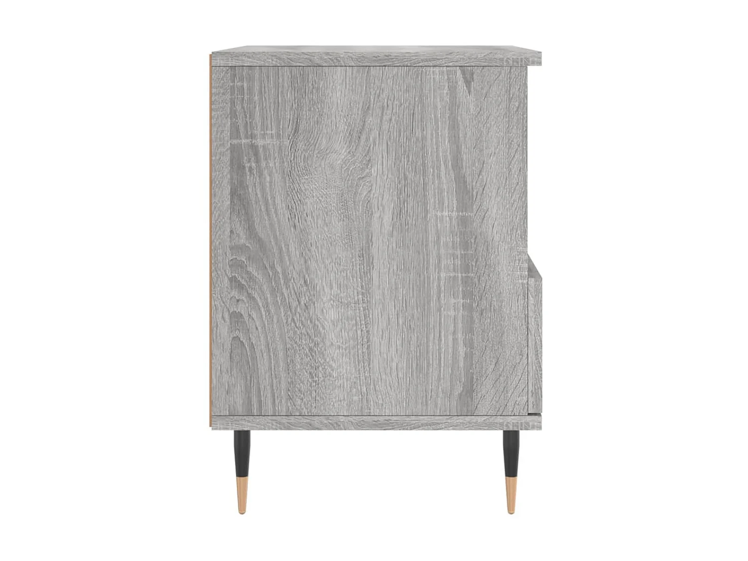 Nachttisch Grau Nachtschrank Sonoma 40x35x50 cm Holzwerkstoff -RN30844