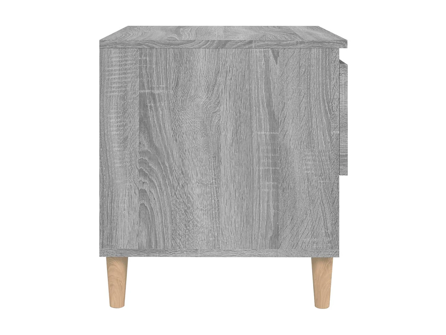 2er-Set Nachttische Nachtschrank Grau Sonoma 50x46x50 cm Holzwerkstoff -RN79048