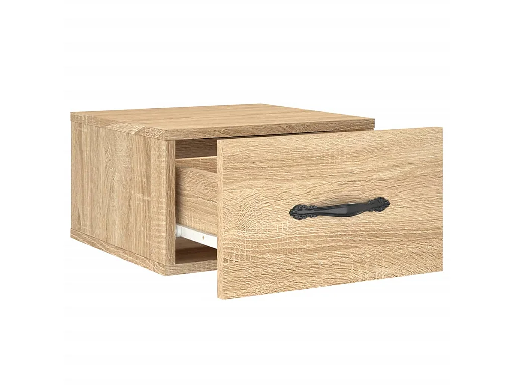 Wand-Nachttisch Nachtschrank Sonoma-Eiche 35x35x20 cm -RN55784