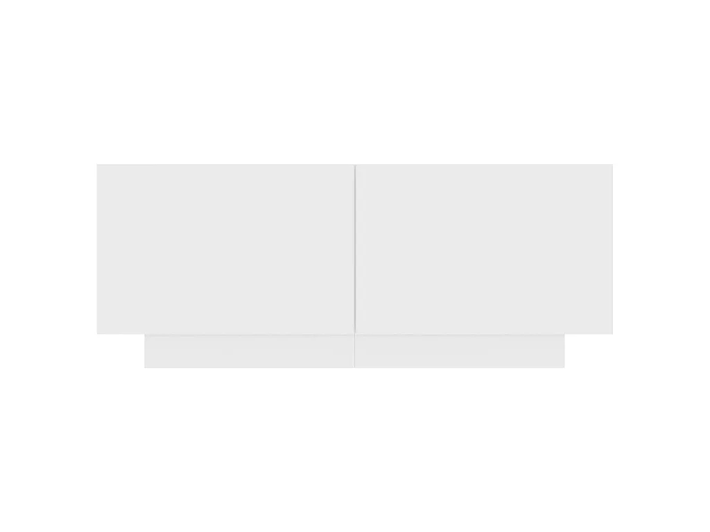 Nachttisch Nachtschrank Weiß 100x35x40 cm Holzwerkstoff -RN43803