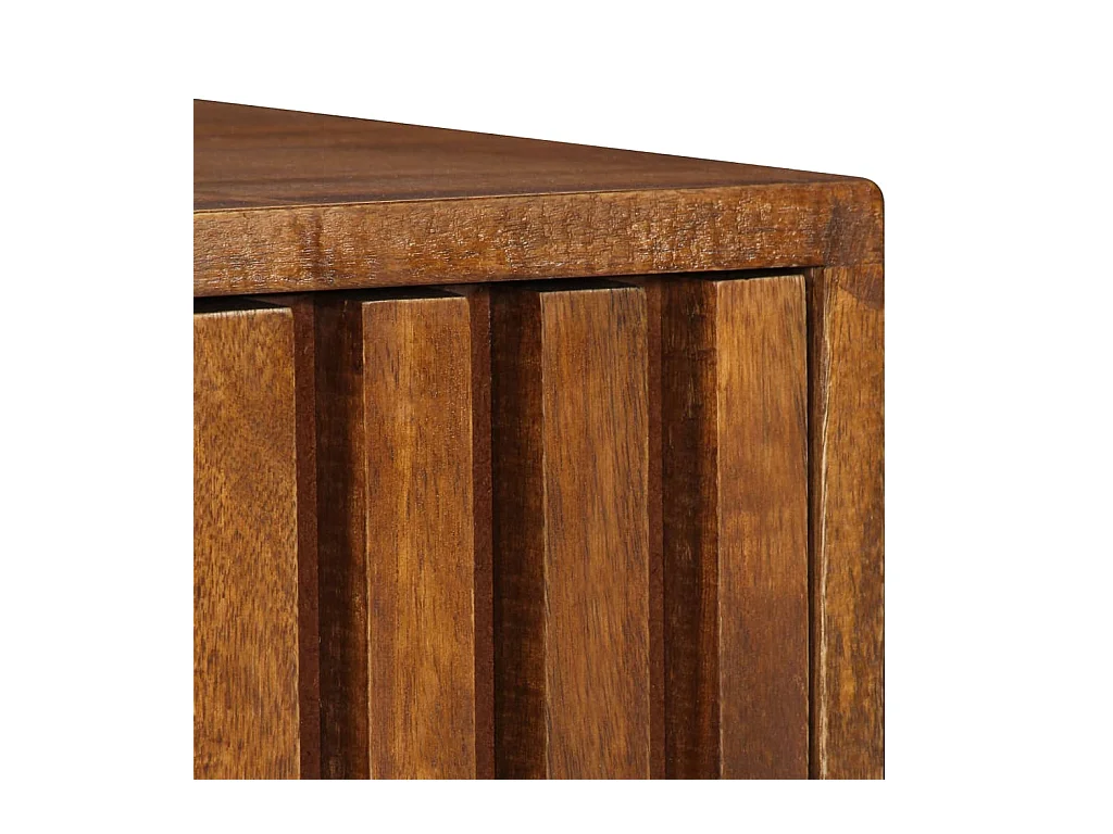 Nachttisch Nachtschrank 40 x 30 x 50 cm Mangoholz Massiv -RN87670