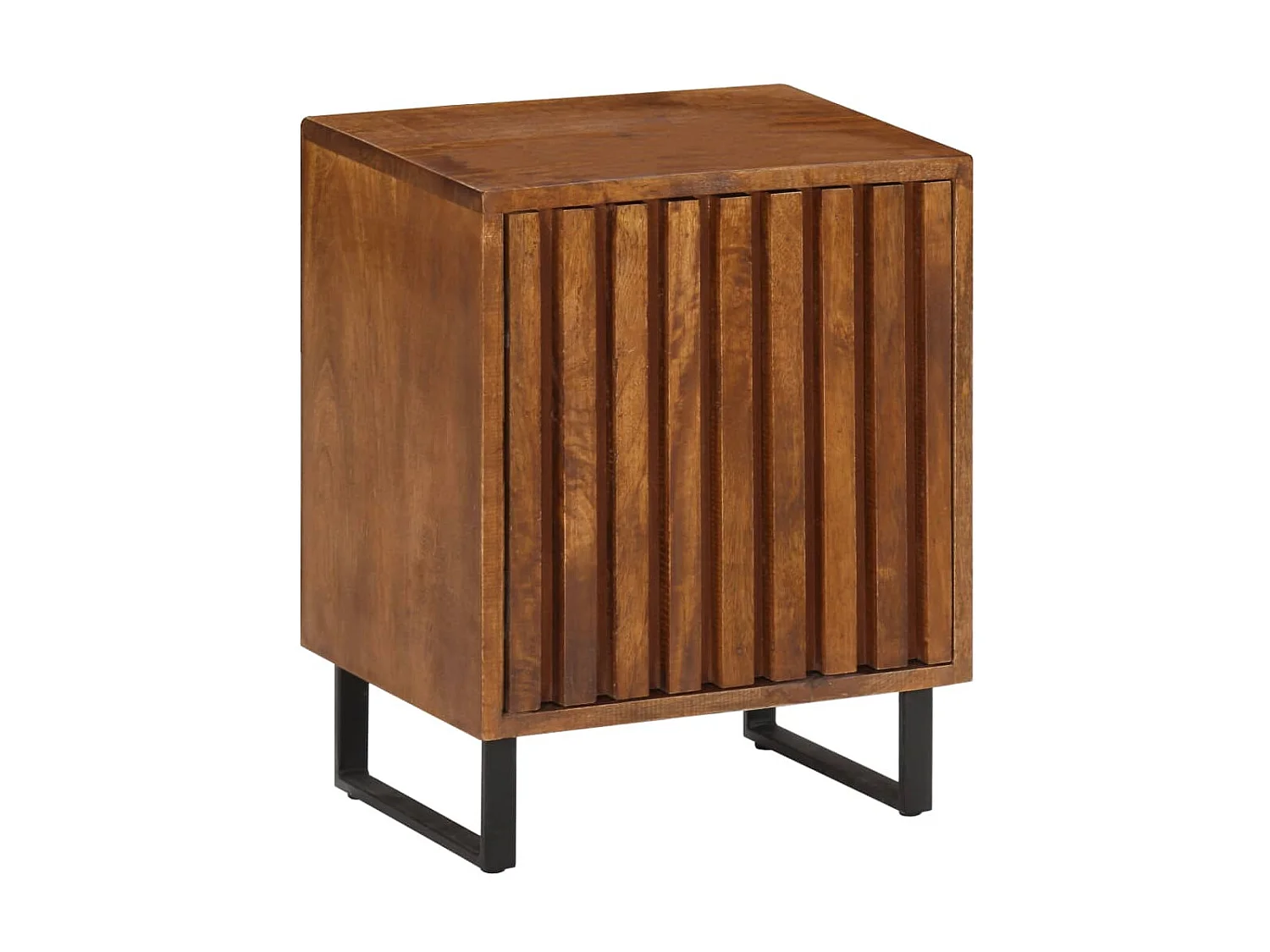 Nachttisch Nachtschrank 40 x 30 x 50 cm Mangoholz Massiv -RN87670