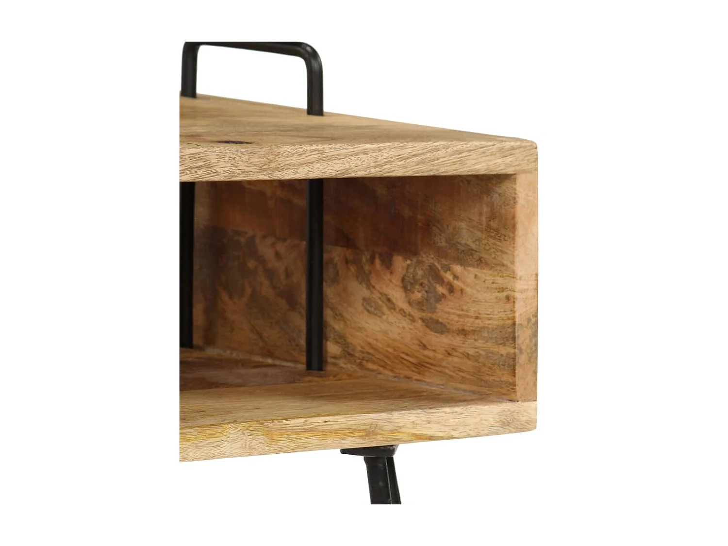 Nachttisch Nachtschrank Massivholz Mango 40×34×47 cm -RN63908