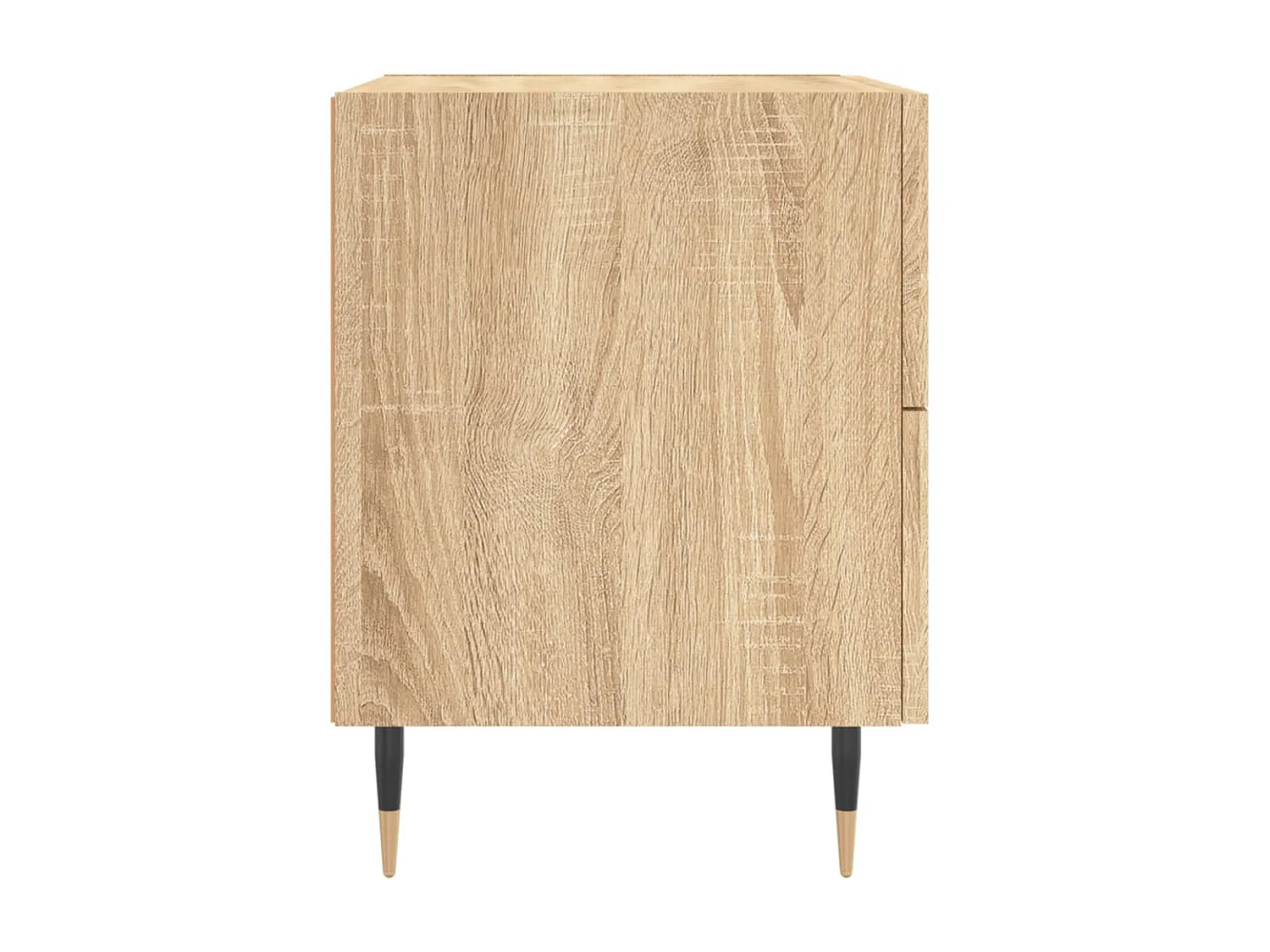 2er-Set Nachttische Nachtschrank Sonoma-Eiche 40x35x47,5 cm Holzwerkstoff -RN87739