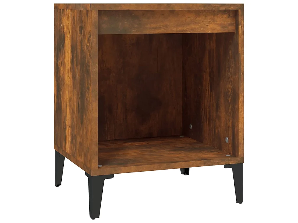 Nachttisch Nachtschrank Räuchereiche 40x35x50 cm -RN42561