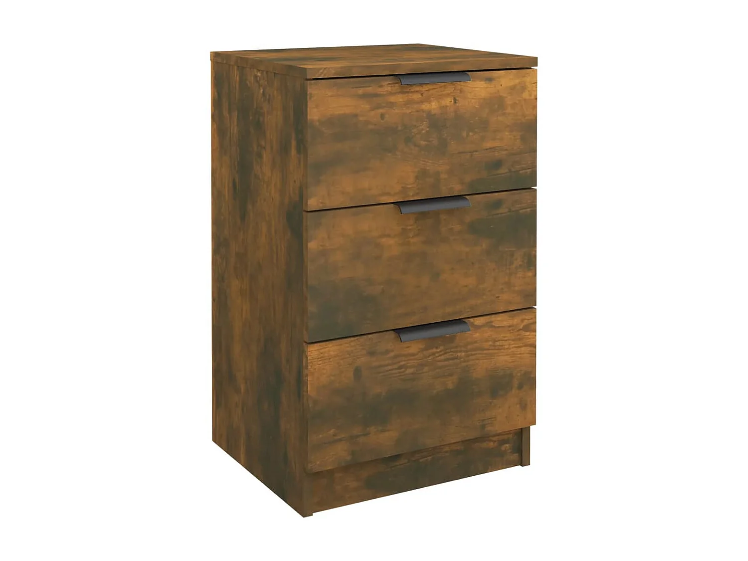 2er-Set Nachttische Nachtschrank Räuchereiche 40x36x65 cm -RN69324