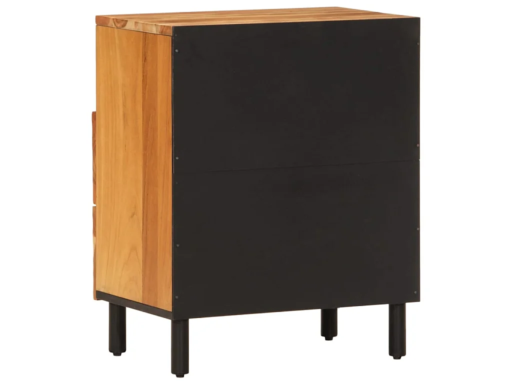 Nachttisch Nachtschrank 50x33x60 cm Massivholz Akazie -RN35343