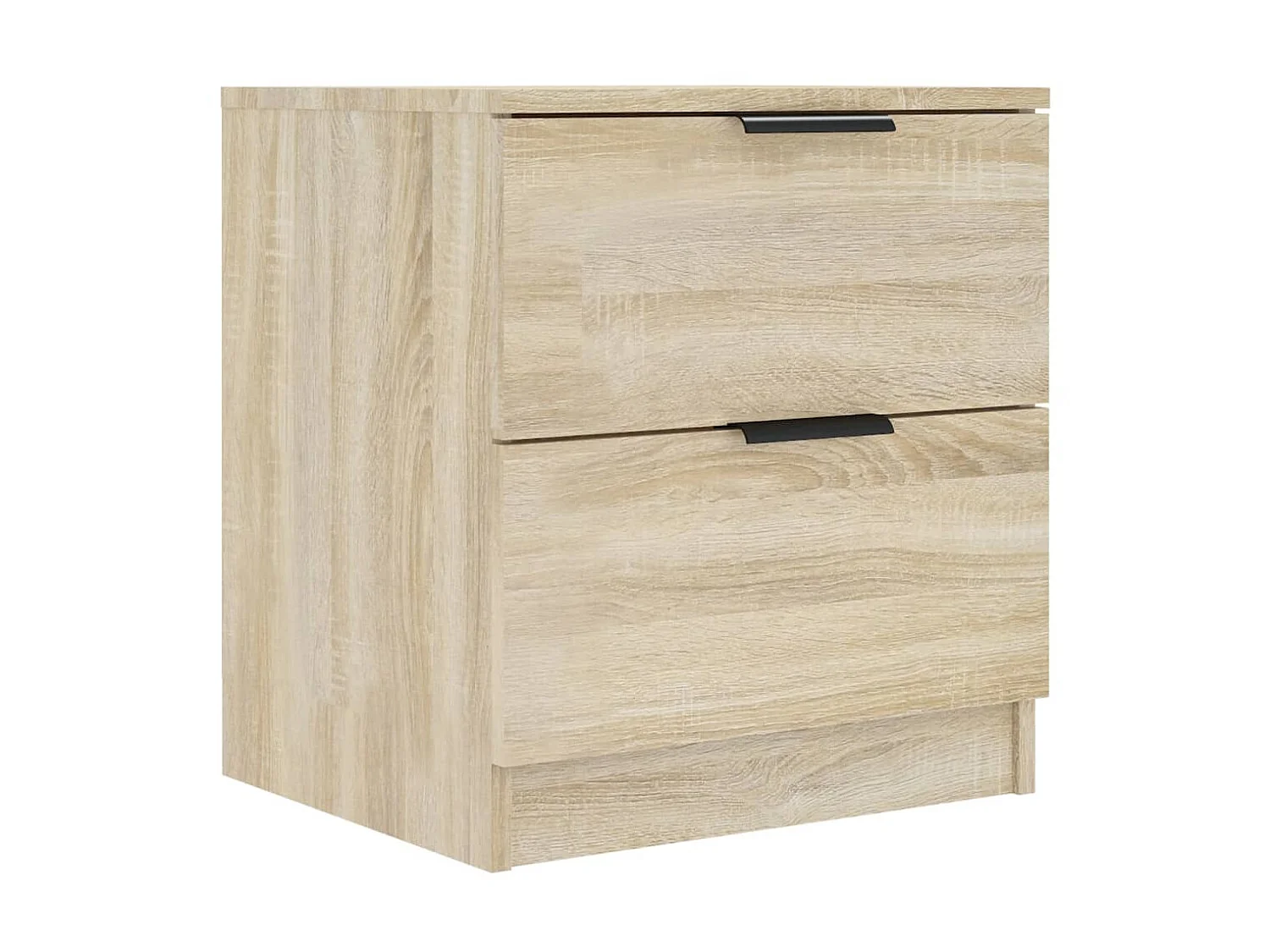 2er-Set Nachttische Nachtschrank Sonoma-Eiche Holzwerkstoff -RN75253