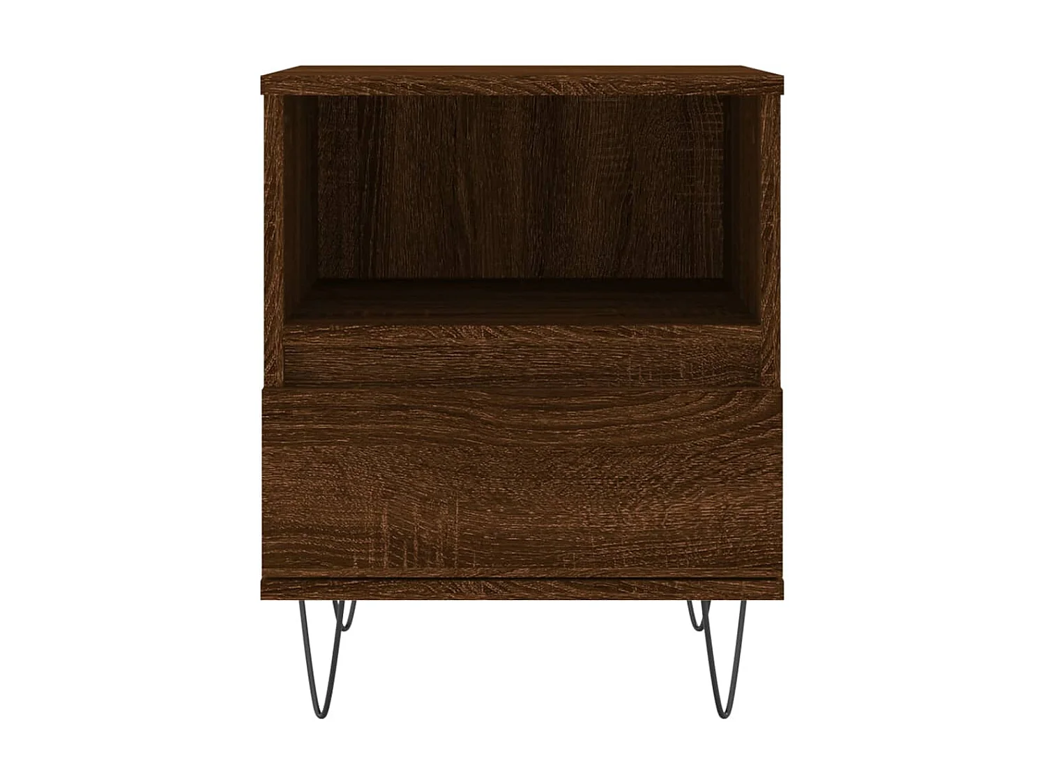 Nachttisch Nachtschrank Braun Eichen-Optik 40x35x50 cm Holzwerkstoff -RN90368