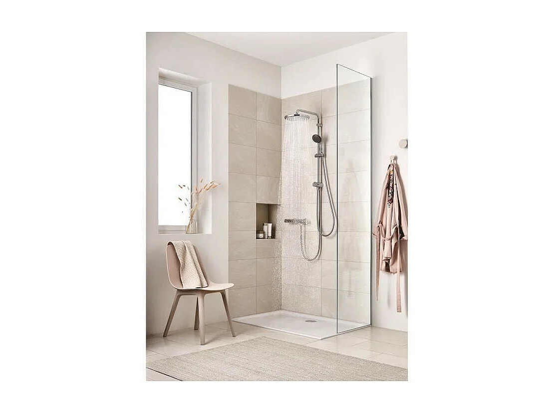 Thermostat-Brausebatterie GROHE Precision Trend THM - CoolTouch, StarLight Chrome, TurboStat, MetalGrip, SafeStop, EcoJoy