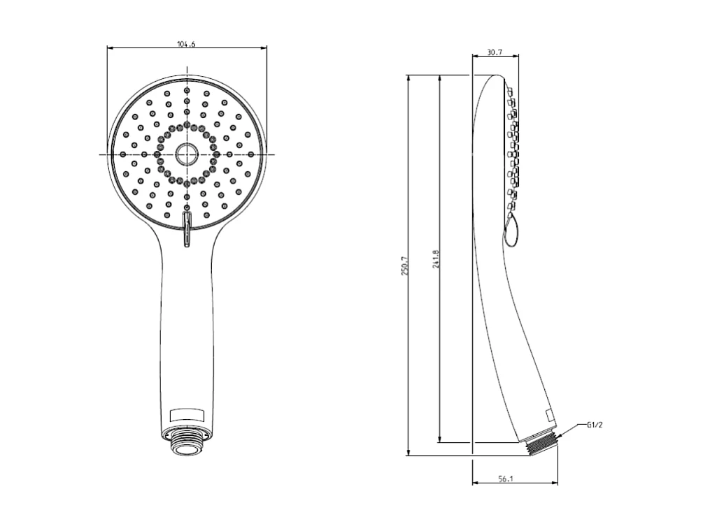 Pommeau de douche JACOB DELAFON Juliette noir mat + flexible et support de douche noir mat