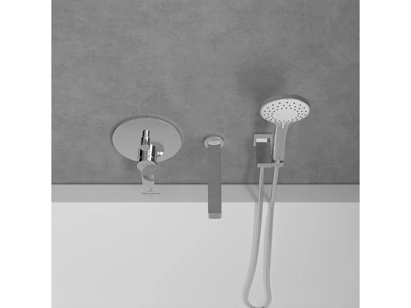 Façade mécanique avec inverseur VILLEROY ET BOCH Architectura + corps encastré