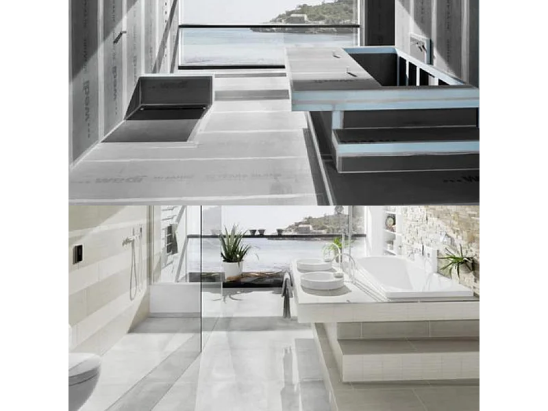 Pack 3 panneaux de construction WEDI 250 x 60 x 4 cm