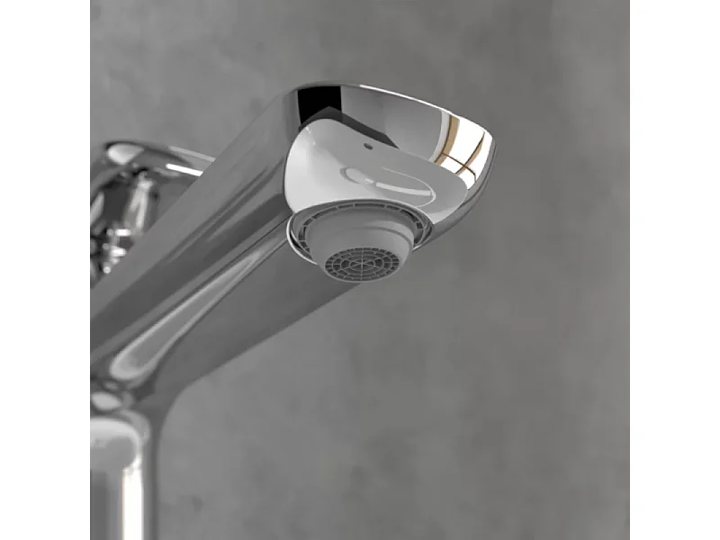 Mitigeur lavabo surélevé VILLEROY ET BOCH O.novo avec vidage Push Open chrome