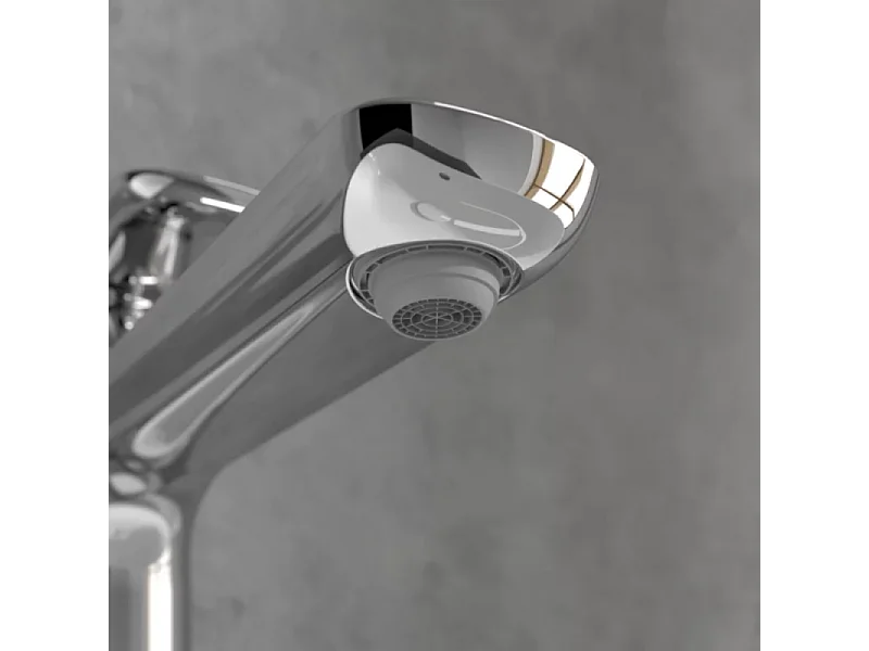 Mitigeur lavabo surélevé VILLEROY ET BOCH O.novo avec vidage Push Open chrome