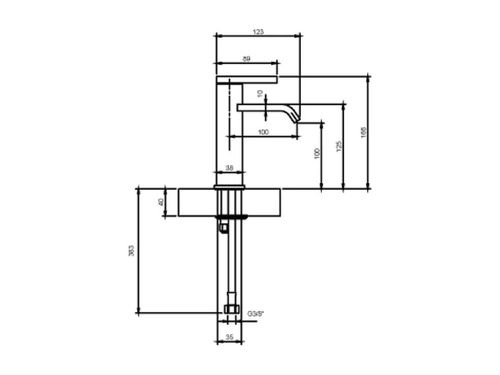 Mitigeur lavabo VILLEROY ET BOCH Dawn