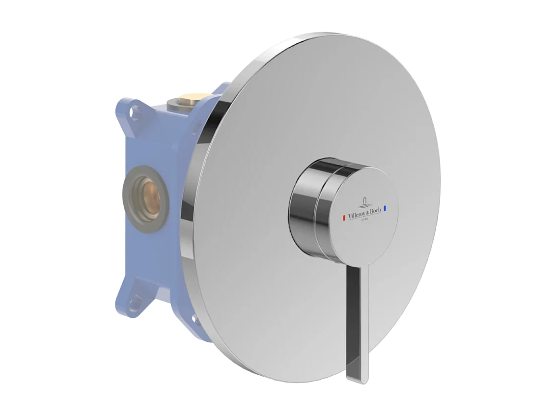 Façade mécanique VILLEROY ET BOCH Dawn Chrome + corps encastré