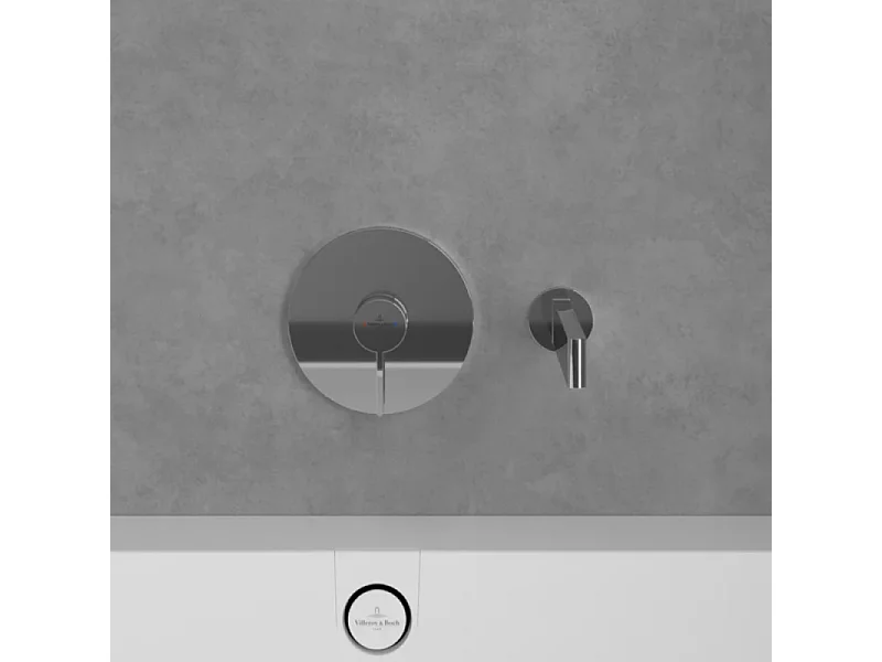 Façade mécanique VILLEROY ET BOCH Dawn Chrome + corps encastré