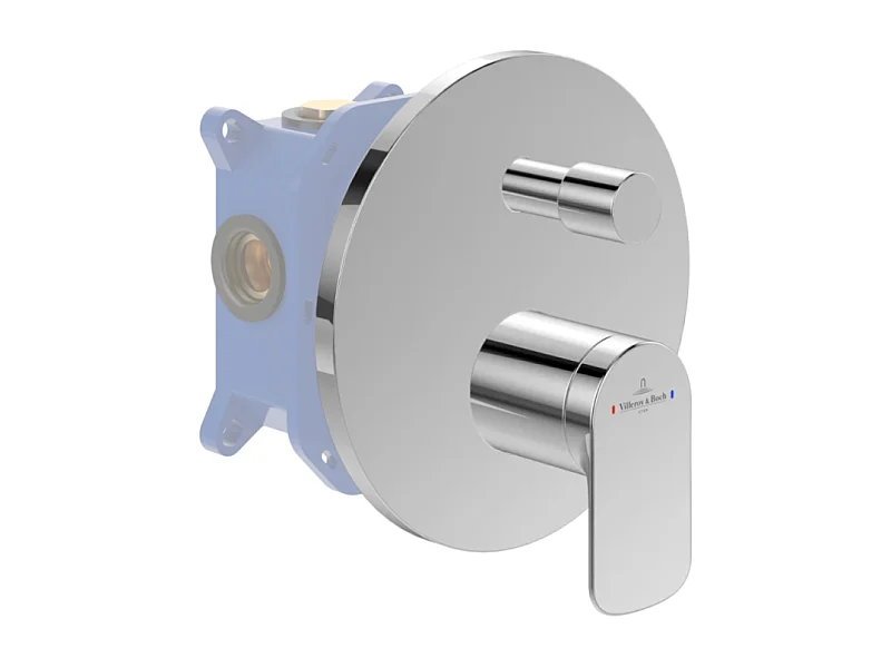 Façade mécanique avec inverseur VILLEROY ET BOCH O.novo + corps encastré