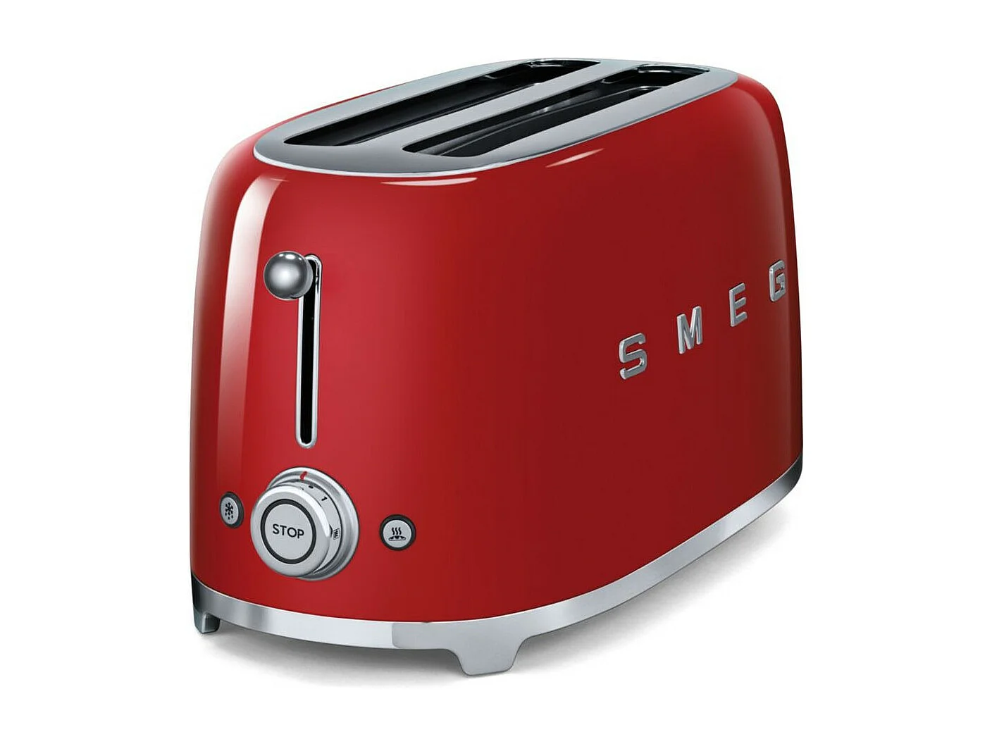 Grille pain 2 fentes rouge
