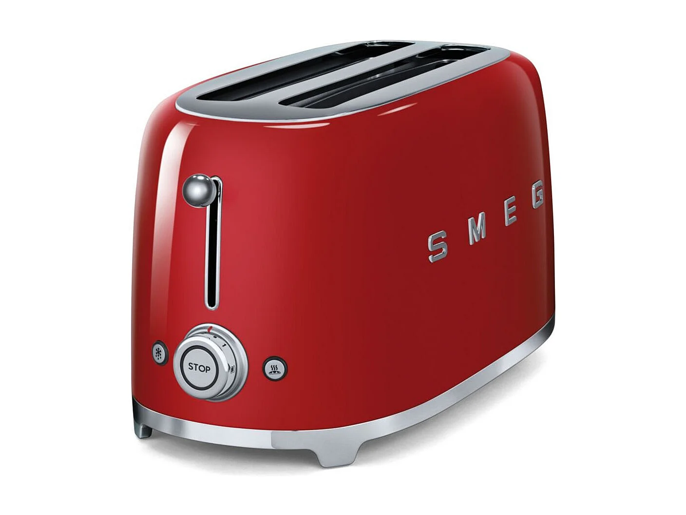 Grille pain 2 fentes rouge