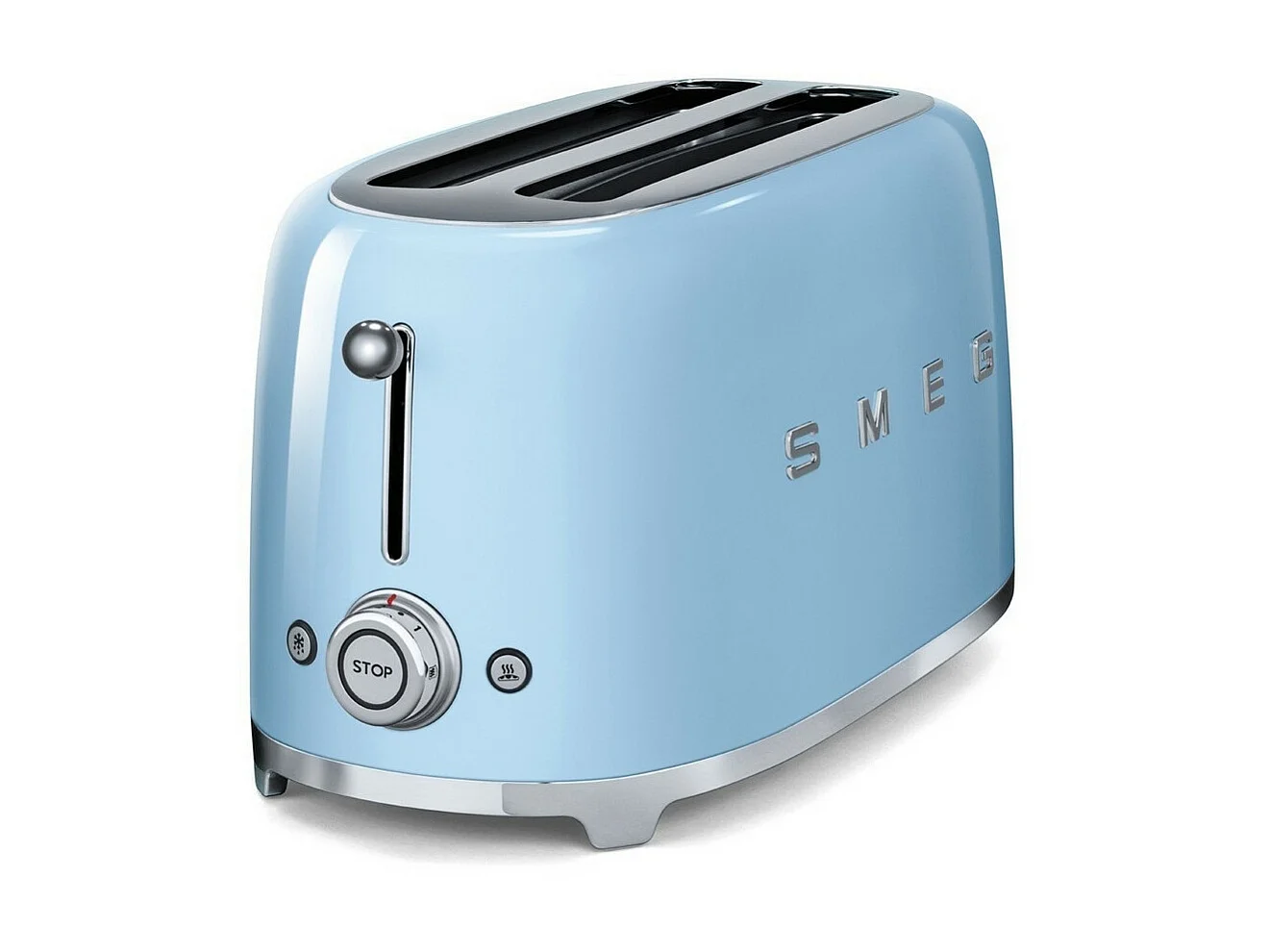 Grille-pain 2 fentes années 50 bleu azur