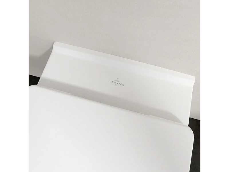 Pack WC sans bride VILLEROY ET BOCH O novo abattant frein de chute + bâti-support sol et mur Viconnect PRO + plaque Chromé mat