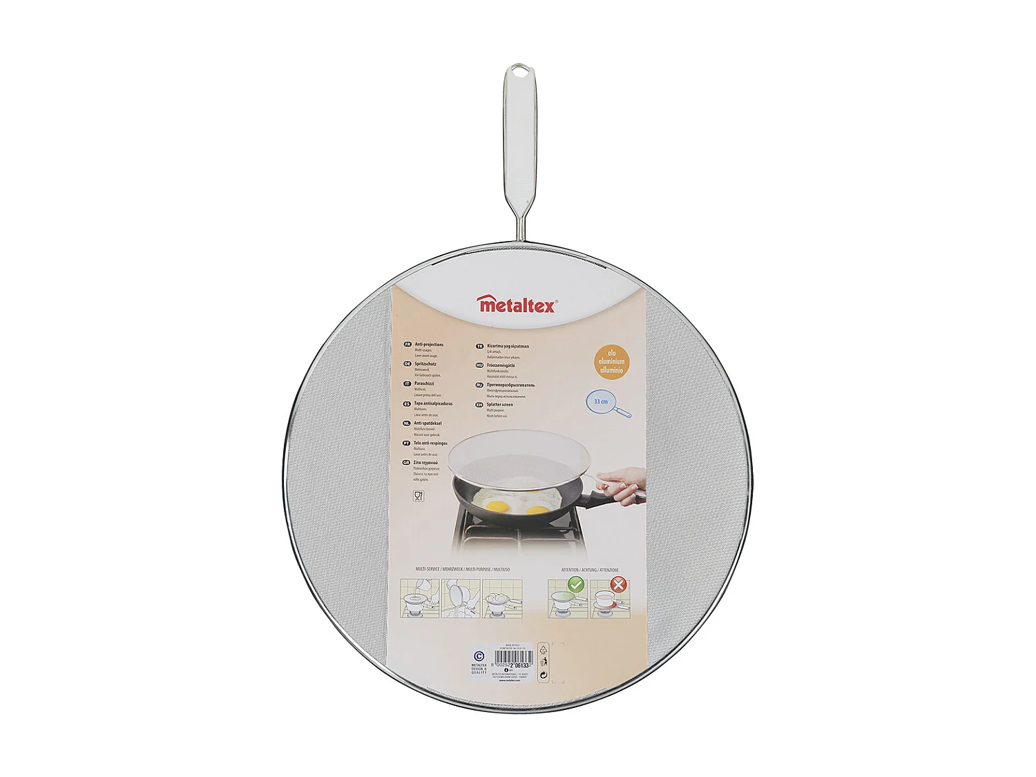 Couvercle anti - projection 33cm