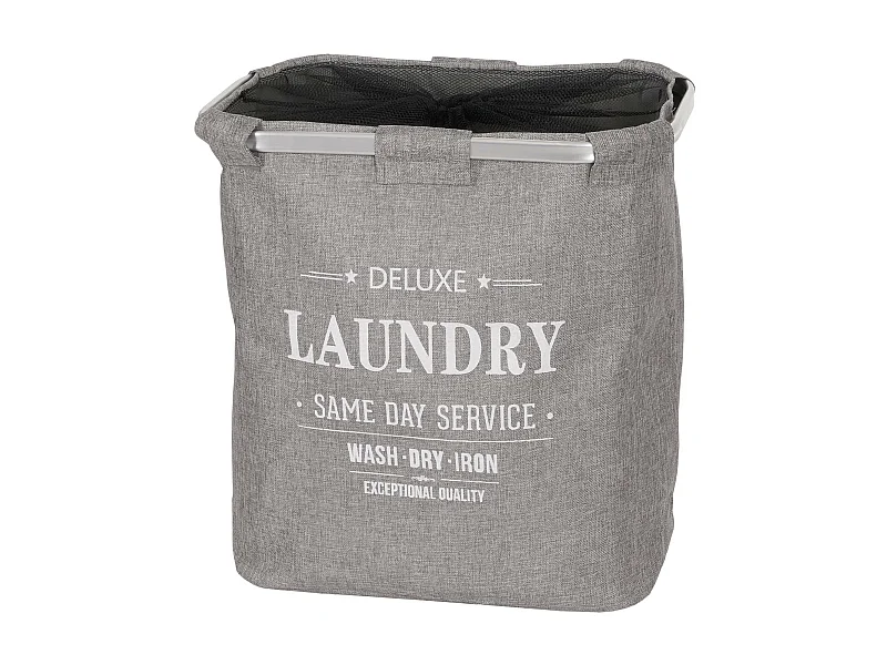 Collecteur de linge MCW-C34 avec filet 82l,  gris