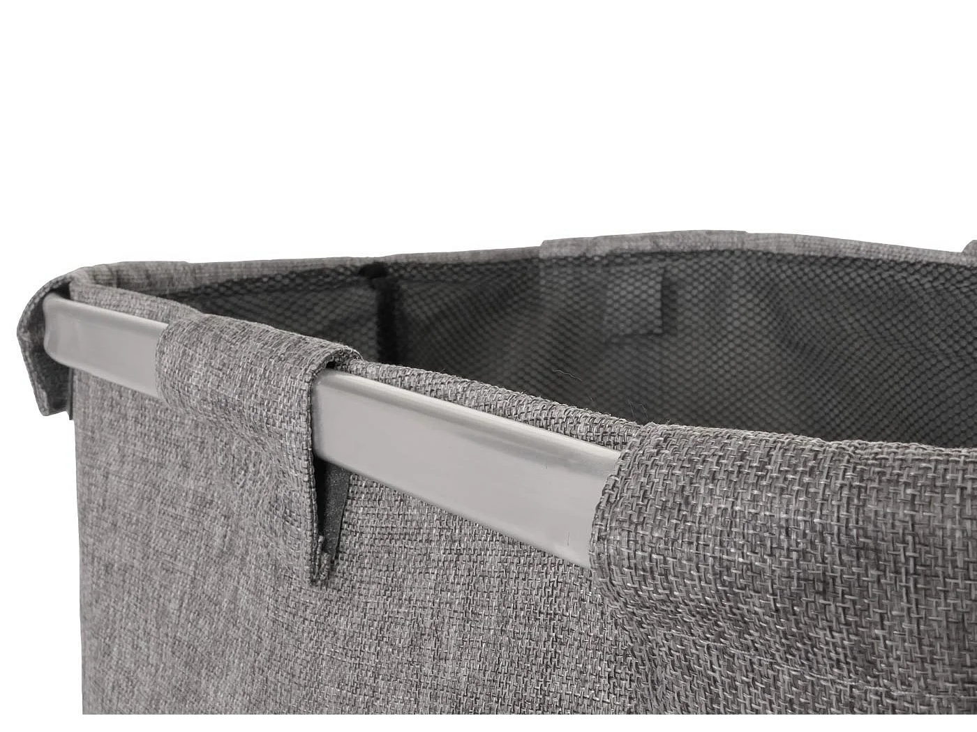 Cubo de la ropa MCW-C34 con red 82l,  gris