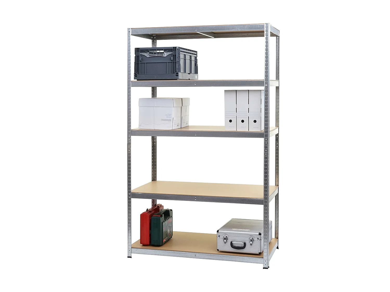 Zwaar belastbaar rek MCW-E33,  gegalvaniseerd 200x120x60cm