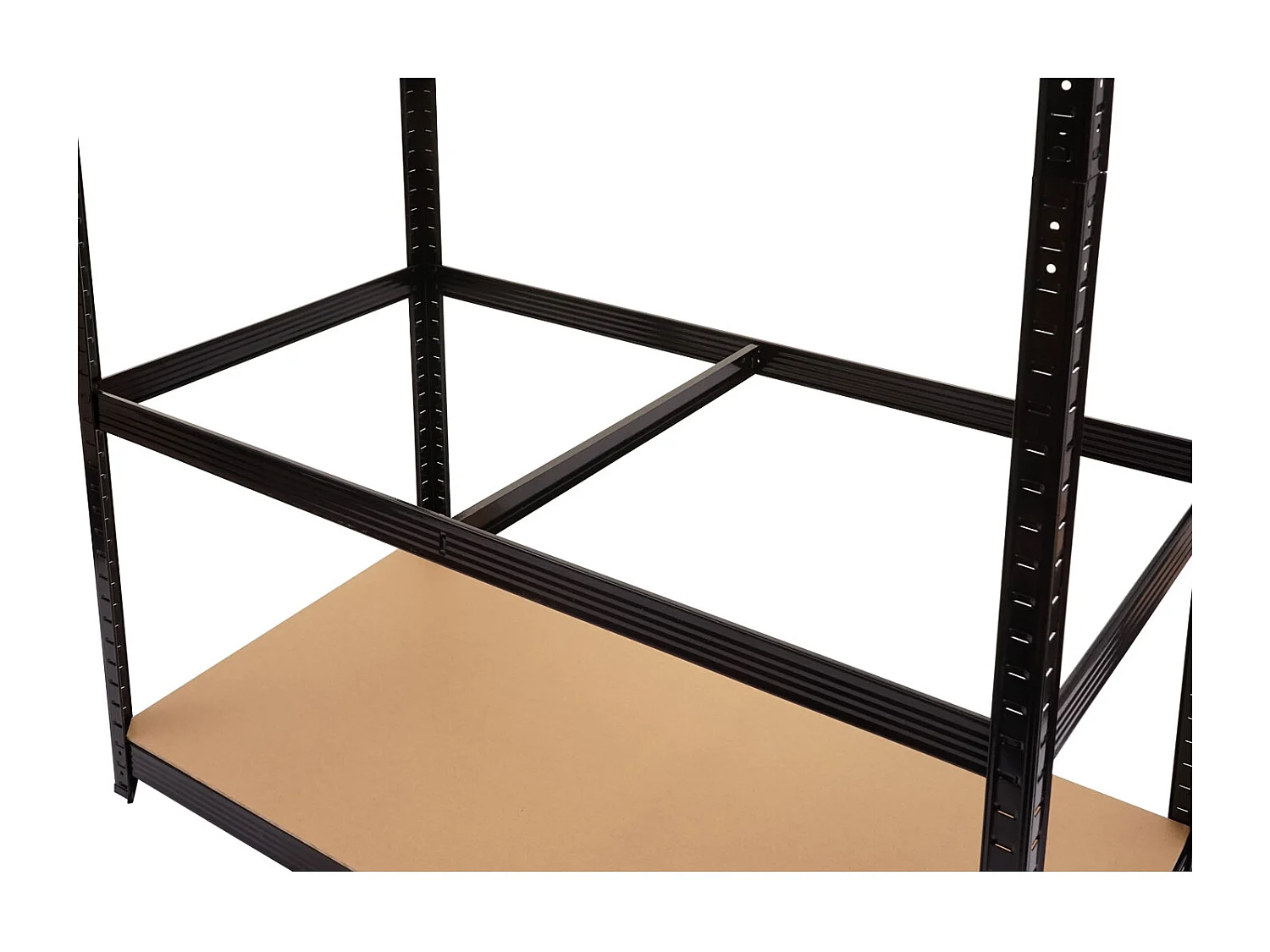 Rayonnage pour charges lourdes MCW-E33,  noir 200x100x60cm